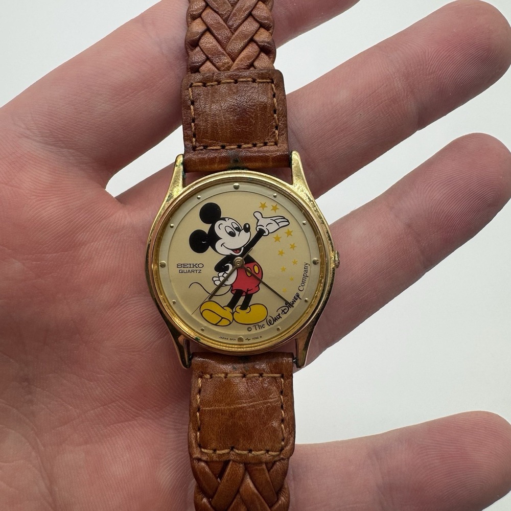 Vintage SEIKO Mickey‎ Mouse Men's Quartz Watch